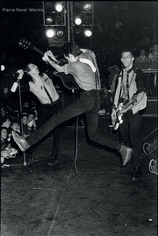 New Wave — The Clash.
Palais des Sports, Paris 1980
 — Pierre René-Worms Photographe