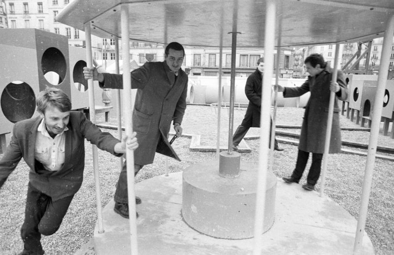 Joy Division — Joy Division.
Paris, jardin des Halles- 1979
 — Pierre René-Worms Photographe